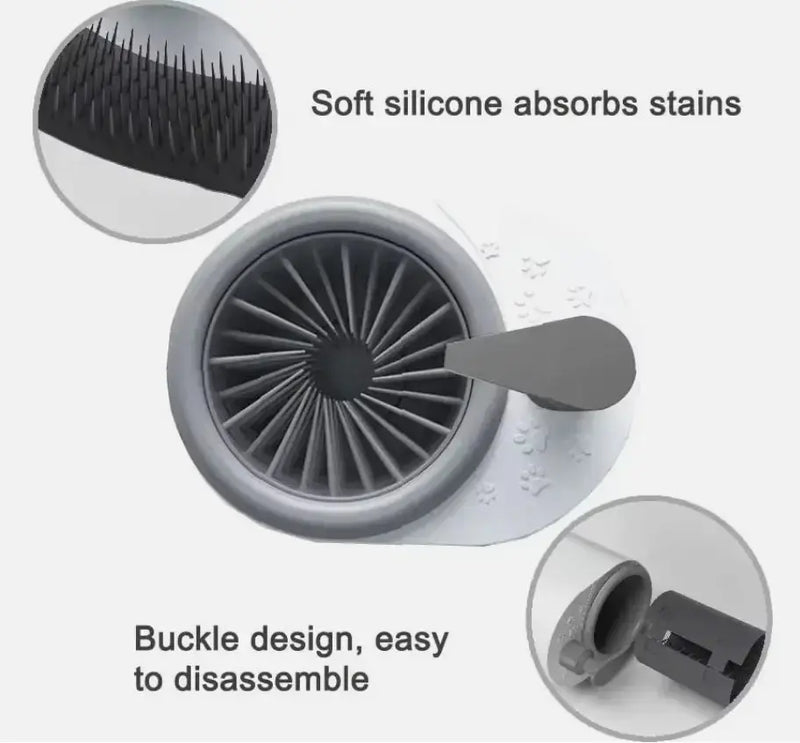 Pawrella Pet Automatic Paw Washer: The Ultimate 2-in-1 Paw Cleaner & Massager