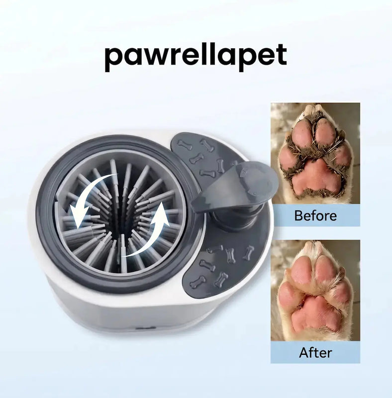 Pawrella Pet Automatic Paw Washer: The Ultimate 2-in-1 Paw Cleaner & Massager