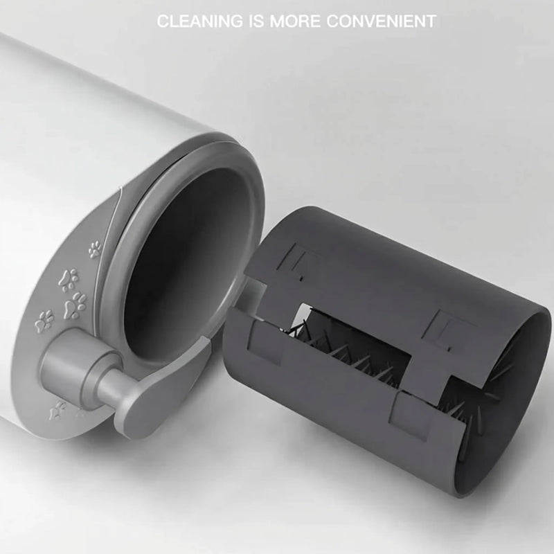  Close-up of silicone cleaning bristles inside the PawrellaPet automatic paw washer